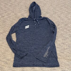 Hurley Women’s Blue Lightweight Hoodie Size Small Long Sleeve Pullover